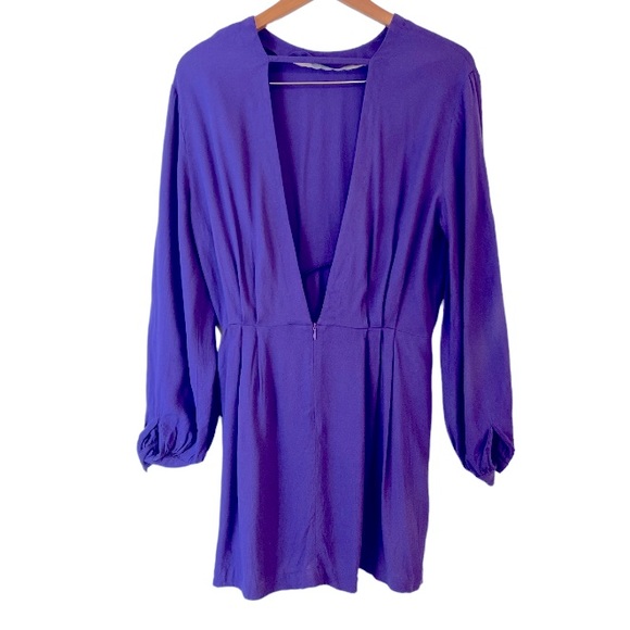 IRO Broken V-Neck Dress. - Picture 6 of 8